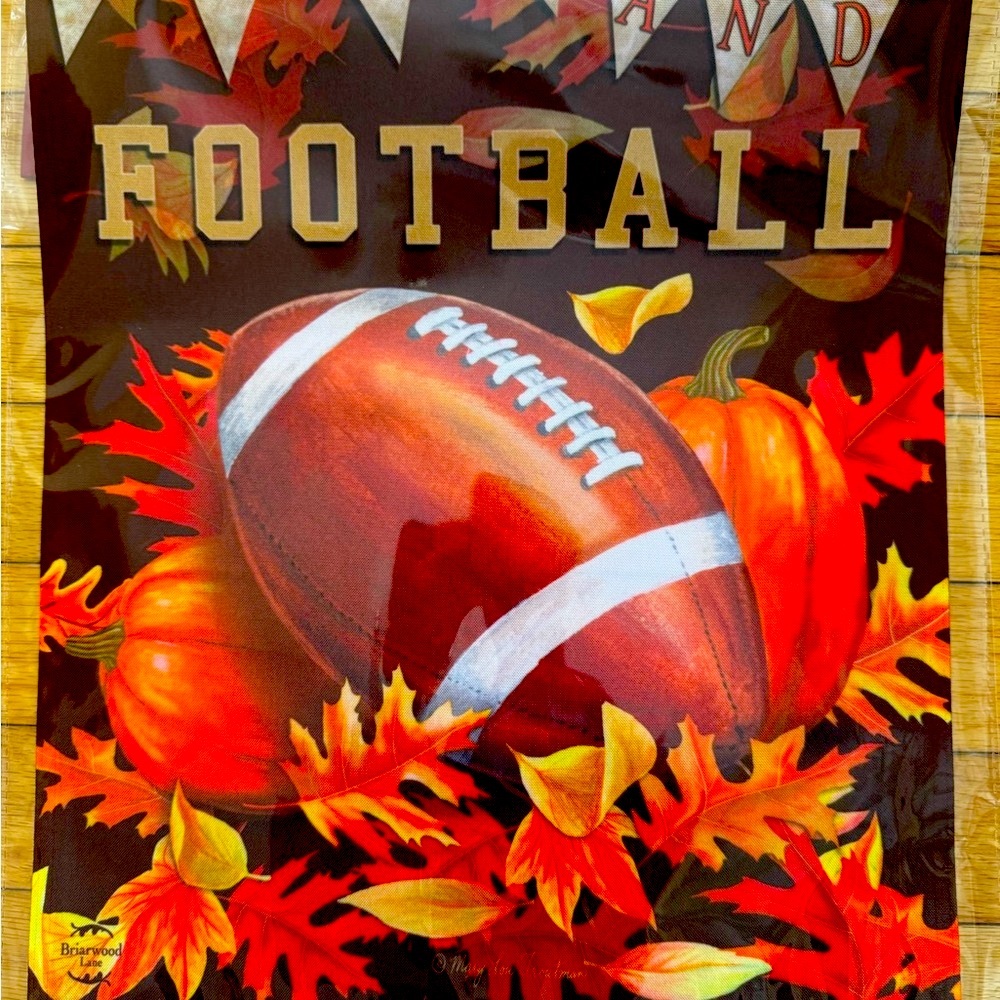 Autumn Football Decorative Flag